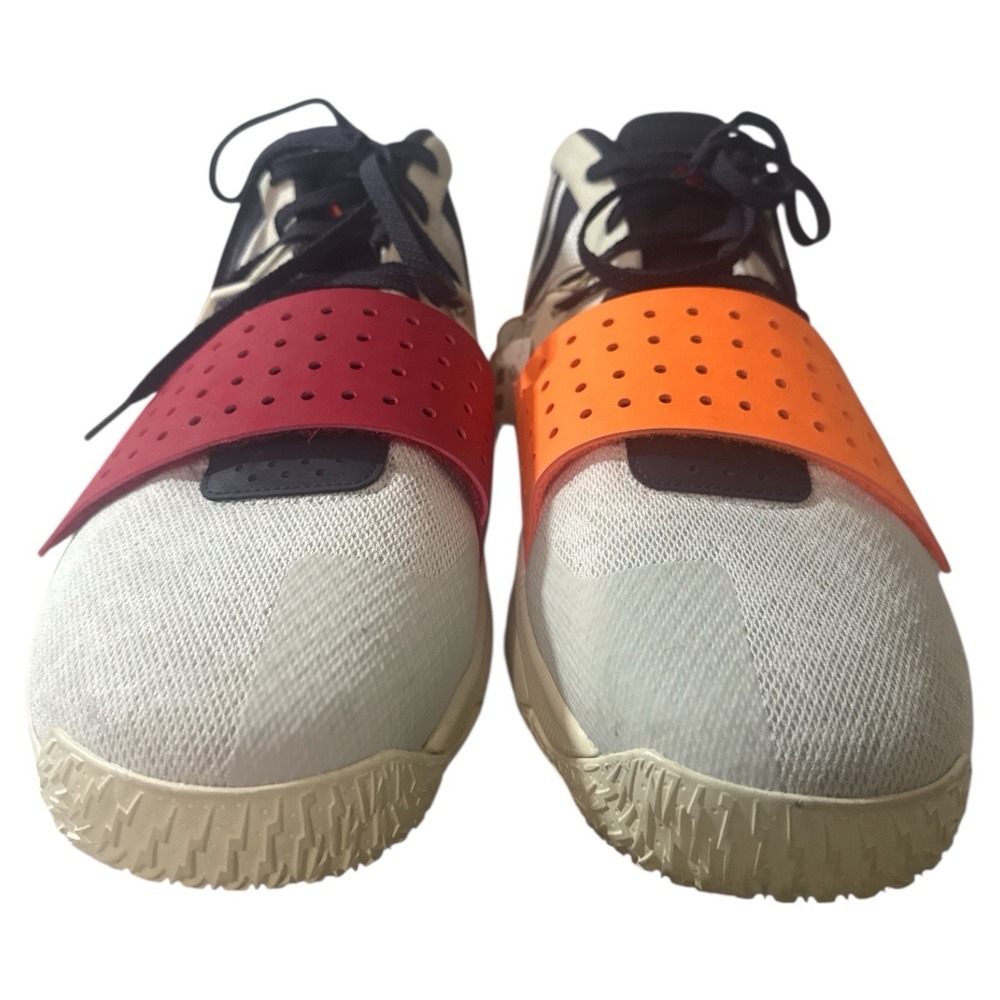 Adidas Mens Size 19 Dame 8 EXTPLY Red Orange Basketball Sneakers Shoes - Picture 3 of 7